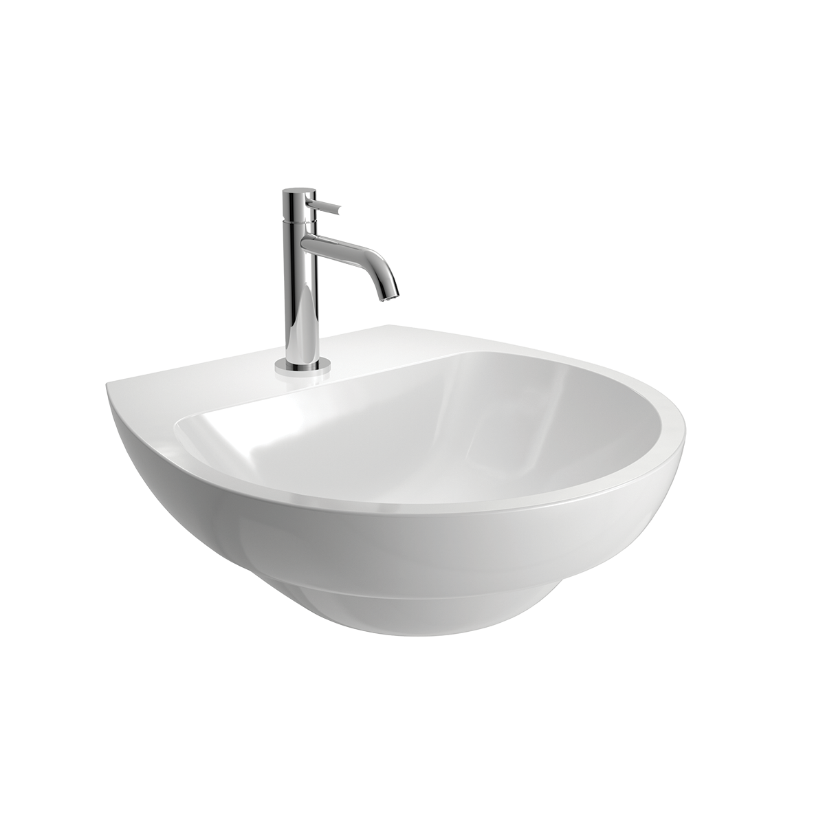 Over counter washbasin 520mm White Ville